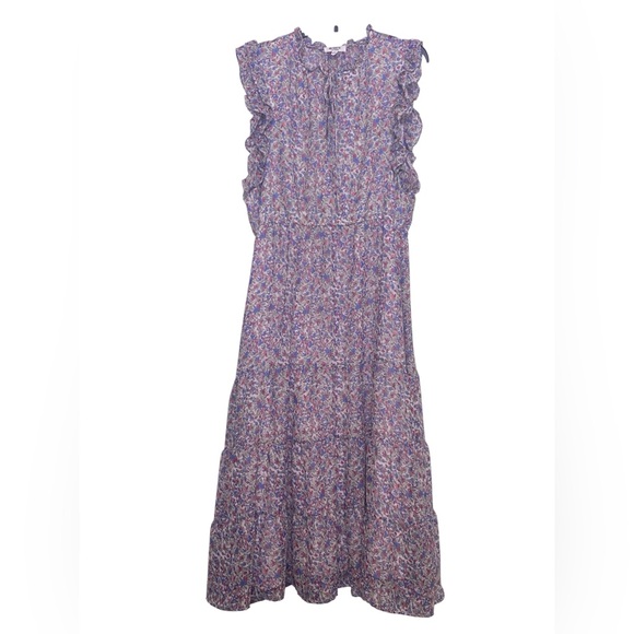 BB Dakota by Steve Madden Lavender Floral Maxi Dress Size XL - Picture 4 of 15